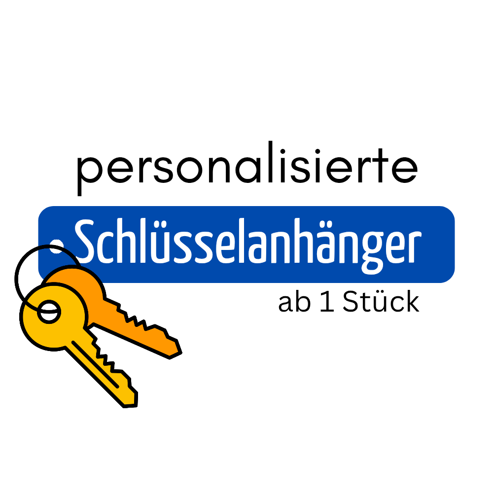 Anfrage - personalisierte Schlüsselanhänger